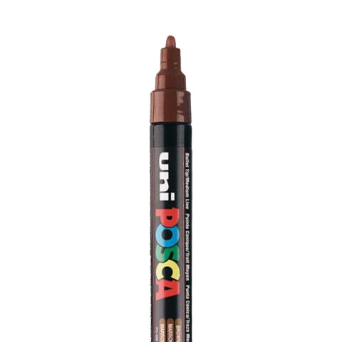 [C5M32] MARQUEUR POSCA PC5M, MARRON