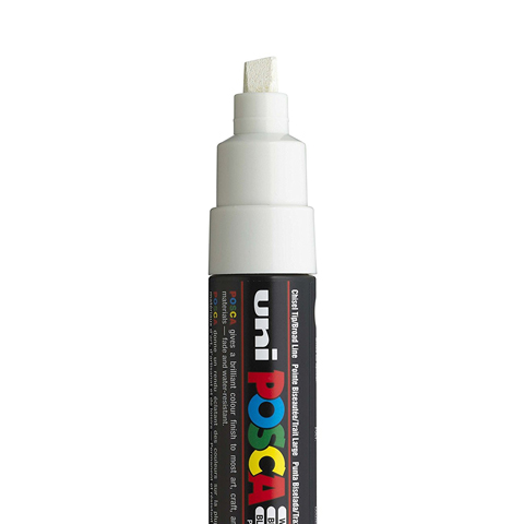 [C8K03] POSCA PC8K MARKER, WEISS