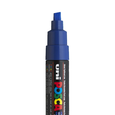 [C8K06] POSCA PC8K MARKER, DUNKELBLAU