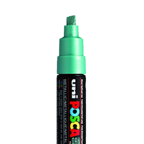 [C8K25] POSCA PC8K MARKER, METALLGRÜN