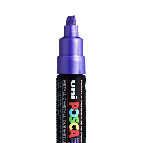 [C8K28] POSCA PC8K MARKER, METAALVIOLET