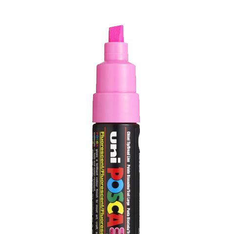 [C8K36] POSCA PC8K MARKER, FLUORESZIERENDES PINK