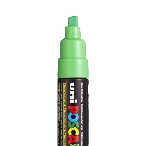 [C8K39] POSCA PC8K MARKER, FLUORESCEREND GROEN