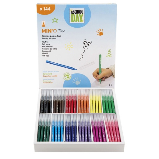 [53499] 1ST PRICE FINE MARKERS, PACK OF 144
