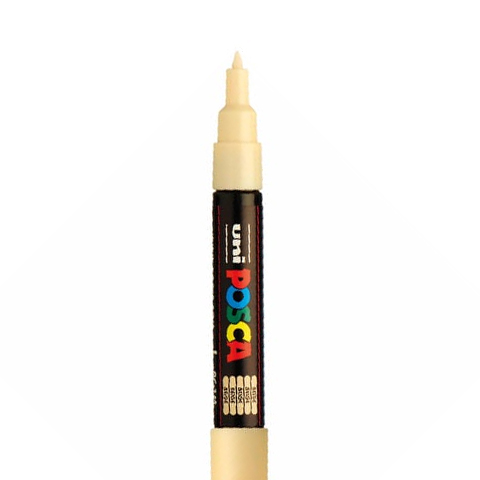 [C1R16] MARQUEUR POSCA FIN PC1MC, BEIGE