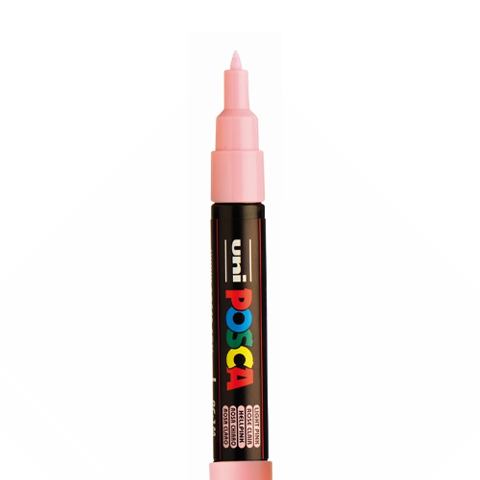 [C1R20] POSCA FINE PC1MC MARKER, LICHTROZE