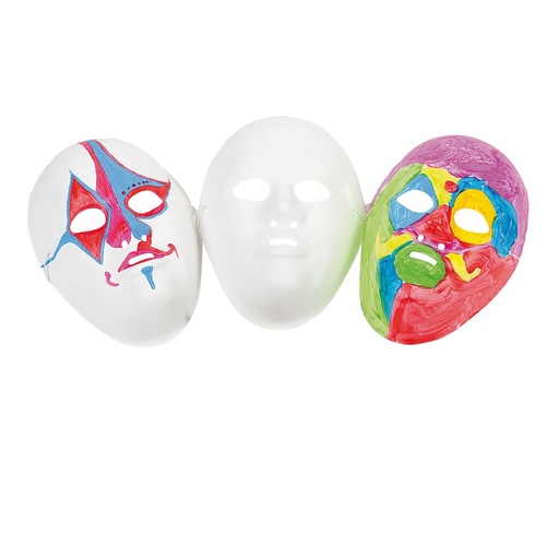 [8201] MASQUES GRAND MODÈLE, LOT DE 12