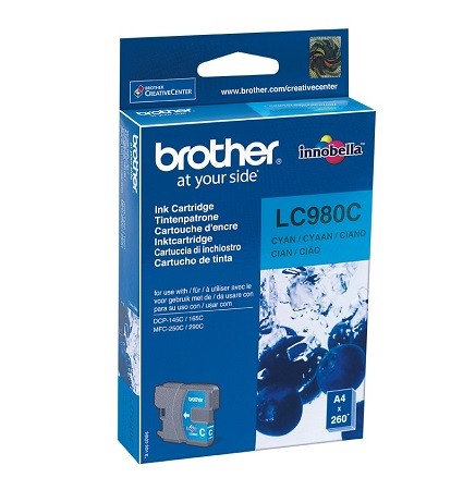 [LC980C] CARTOUCHE BROTHER LC980C CYAN