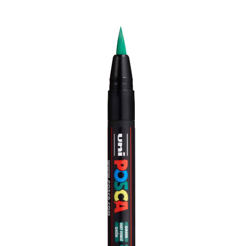 [CF3501] POSCA PCF350 BRUSH MARKER, GREEN