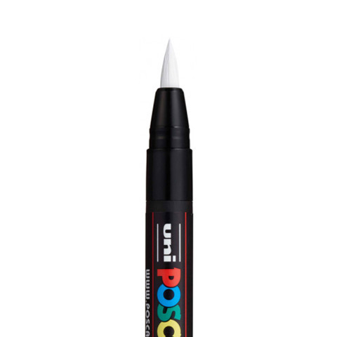 [CF3510] POSCA PCF350 BRUSH MARKER, WHITE