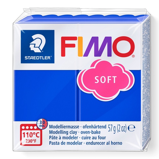 [824833] FIMO SOFT CLAY BRIGHT BLUE BASE