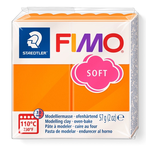 [824842] PATE FIMO SOFT BASE MANDARINE
