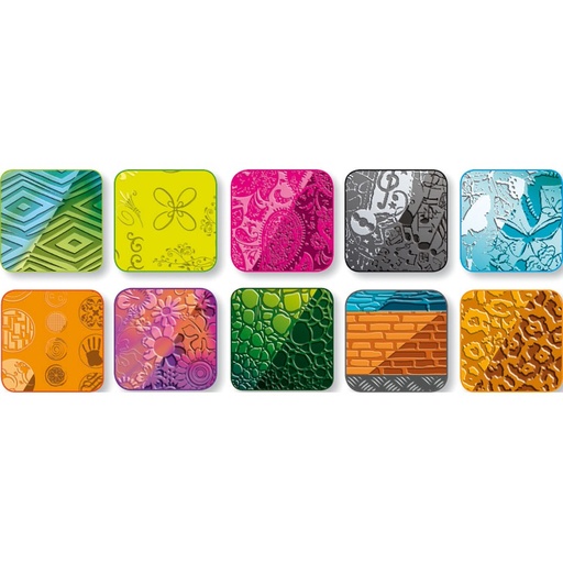 [825004] PLAQUES TEXTURES N°2, LOT DE 10