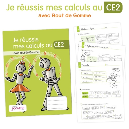 [JC6034] JE RÉUSSIS MES CALCULS, 3-4ÈMES PRIMAIRES