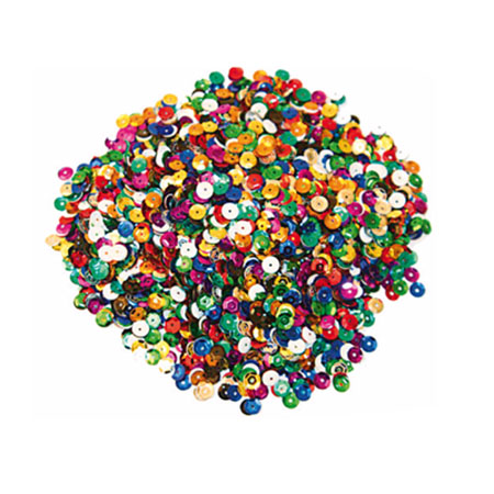 [8564] ROUND SEQUINS, 100G BAG