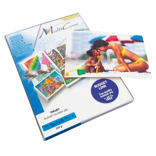 [2825] GLANZEND FOTOPAPIER A4 180G/100F