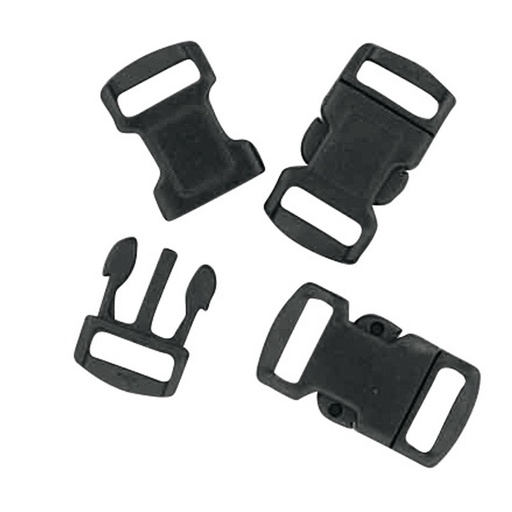 [8331] BLACK BUCKLE, BAG OF 10