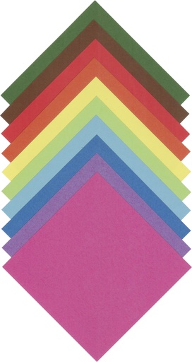 [2361] PAPIER DE PLIAGE 15X15CM, 500 FEUILLES