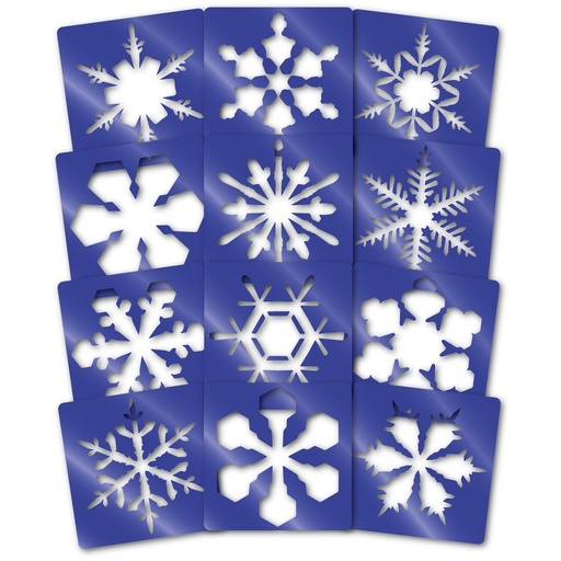 [99091] SNEEUWVLOKSTENCILS