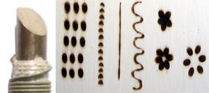 [848606] OVAL PYROGRAPHY TIP