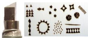 [848608] DRIEHOEKIGE PYROGRAFIE TIP