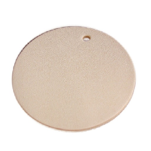 [848806] FORMES EN CUIR RONDS, LOT DE 15