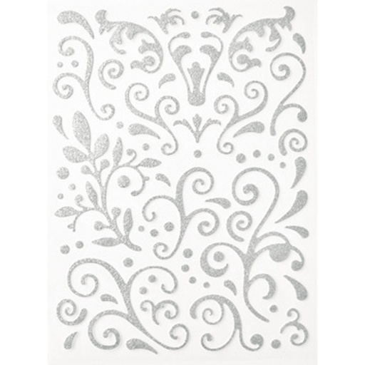 [847801] ZILVEREN ARABESQUE STICKERS