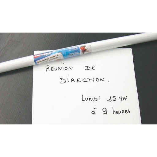 [5802] TABLEAU BLANC EFFACABLE/ROUL.1X2M