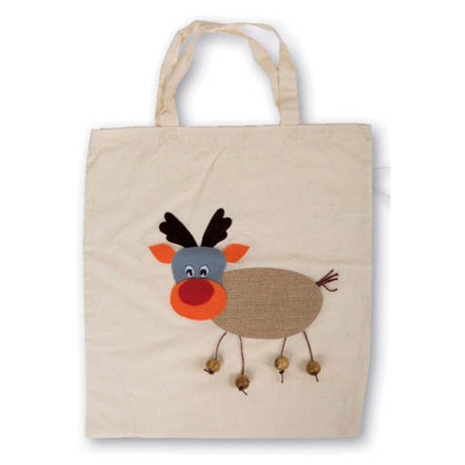 [8380] COTTON BAG TO DECORATE 38X42CM