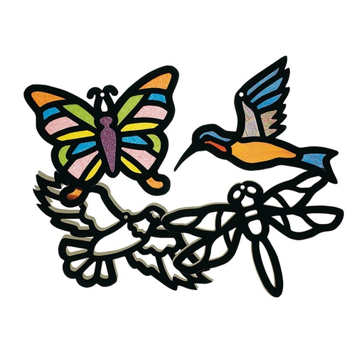 [99019] VITRAUX TIFFANY, LOT DE 24