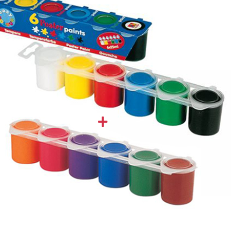 [500802] GOUACHE IN 12X25ML DOOS