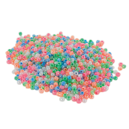 [825502] PERLES ROCAILLE NACRÉES 4/5MM
