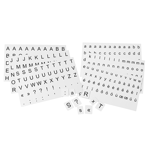 [M003] MAGNETBUCHSTABEN, LEHRER-SET