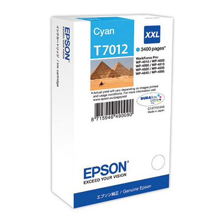 [EPST70124] CARTOUCHE EPSON T7012 CYAN