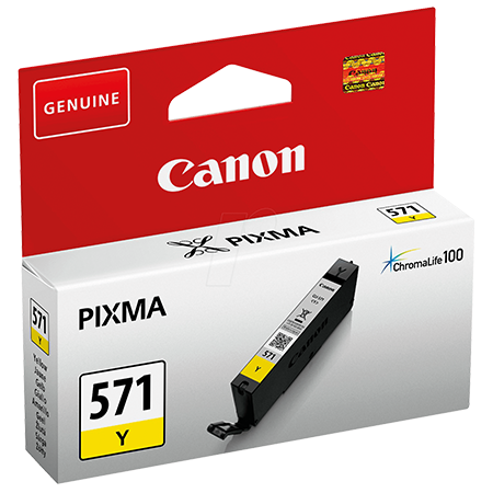 [CAN22932] CARTOUCHE CANON 571 JAUNE
