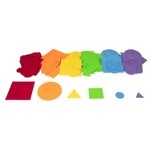 [814132] FELT GEOMETRIC SHAPES, 150 P