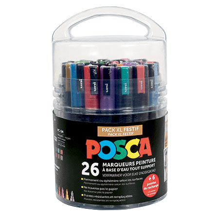 [53736] POSCA MARKERS XL FESTIVE PACK