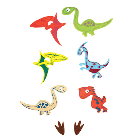 [814136] GEVOELDE DINOSAURUSSEN/28