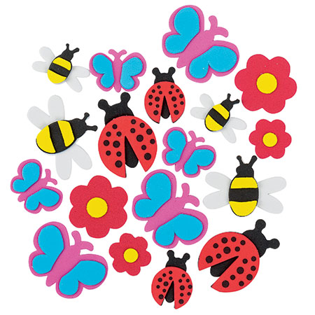 [821477] INSECT FOAM STICKERS