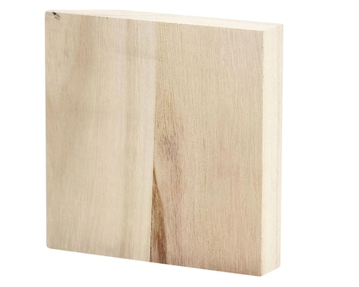 [HA107] ICÔNE CARRÉE EN BOIS, PIÈCE