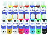 [5015] GOUACHE BRILLO 150ML, ASSORTIMENT DE 16