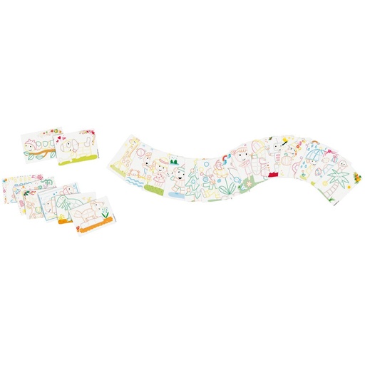 [8773] PLAYMAIS SET OF 24 COLOR CARDS