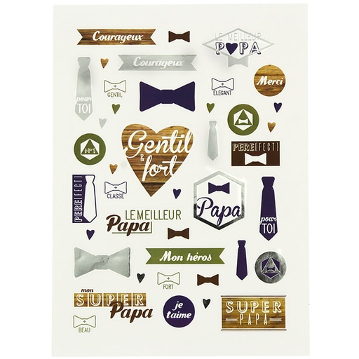 [847708] STICKERS SUPER PAPA