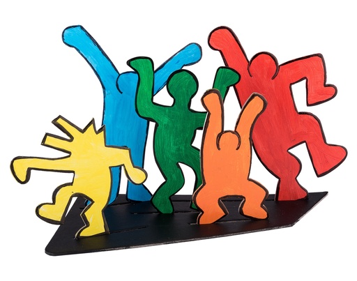 [80607] IN DER ART VON KEITH HARING, 5ER-SET