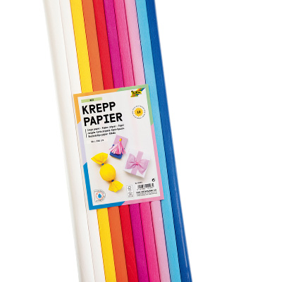 [2216] Krepppapier in trendiger Farbe, 10er-Pack