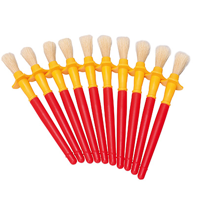 [51867] JUMBO NURSERY BRUSHES, SET OF 10