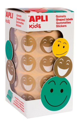 [82985] GOLD SMILES zelfklevende stickers, rol