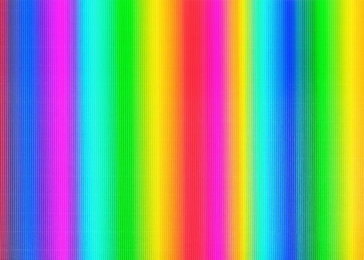 [2057] CARTON ONDULÉ ARC-EN-CIEL, 50X70CM