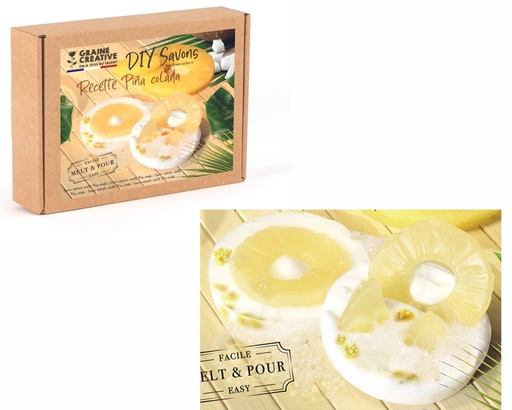 [842012] NATÜRLICHE PINA COLADA SEIFE, DAS SET
