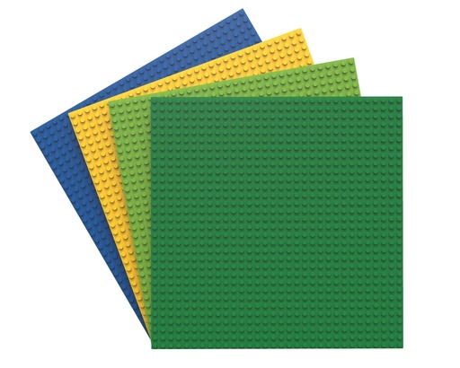 [B022] PLAQUES DE BASE PETITES BRIQUES, SET DE 4
